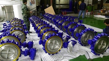 Класс 600 Трехэкцентрический промышленный клапан бабочки
