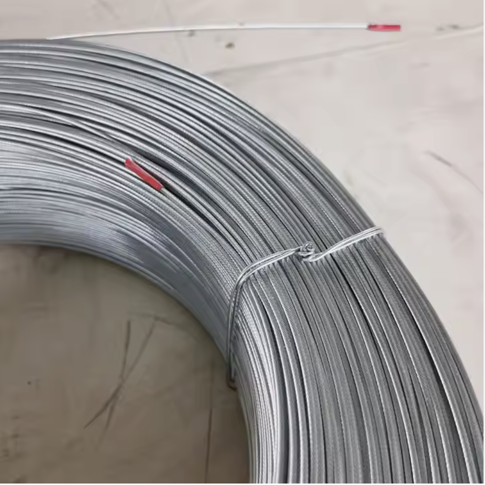 0.90mm/2mm Диаметр оцинкованная покрытая проволока с горячим оцинкованием
