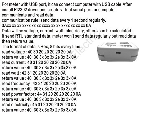 Portable power meter analyzer with USB, current voltage power factor frequency upper lower limit alert setting