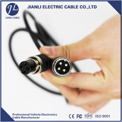 Customized Car Camera 4 Pin GX16 Vision Systems Cable Waterproof  Ring