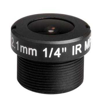 Automotives Lens 1/4 2.1mm F2.5 Megapixel M12x0.5 mount low distortion board lens, 2.1mm scanner lens