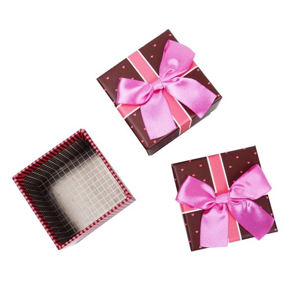 Переработанные материалы Маленький подарочный ящик для девочек Серёжки