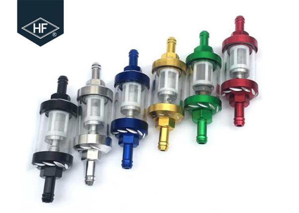 Modified CNC Aluminum Fuel Filter Oil Cleaner For Carburetor ATV Scooter Universal