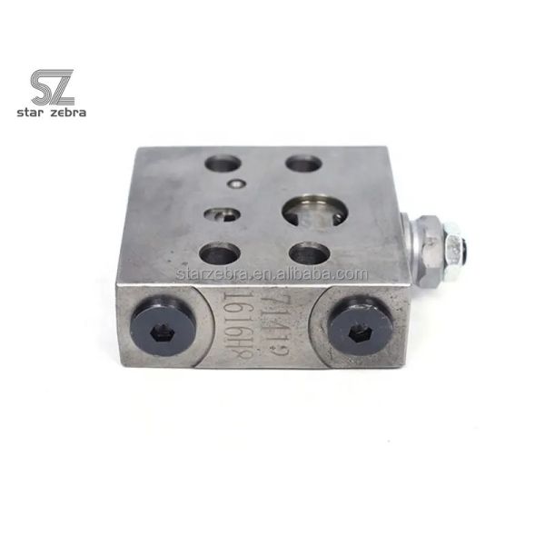 Komatsu Engine Model PC130-7 PC160-7 Excavator Hydraulic Parts Reducing Relief Valve Block for Your Heavy Machinery