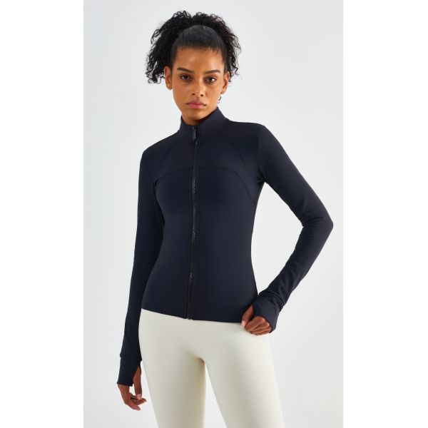 Full Zipper Horse Riding Tops With Thumb Hole Winter Fleece Equestrian Jacket