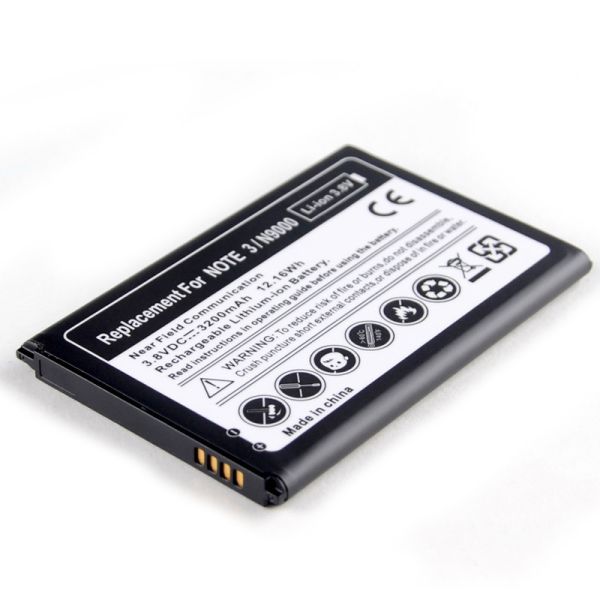 Eco Friendly Samsung Galaxy Note Battery OEM 3200mAh Samsung Note 3 Battery