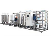 Sistema de RO industrial municipal com controlo PLC Siemens S7