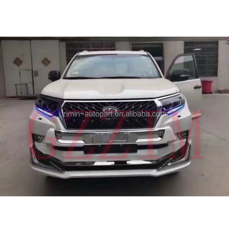 FJ150 Пластиковый кузовный комплект для Prado FJ150 2018 Комплект конверсии Передний задний кузовный комплект Черный Белый