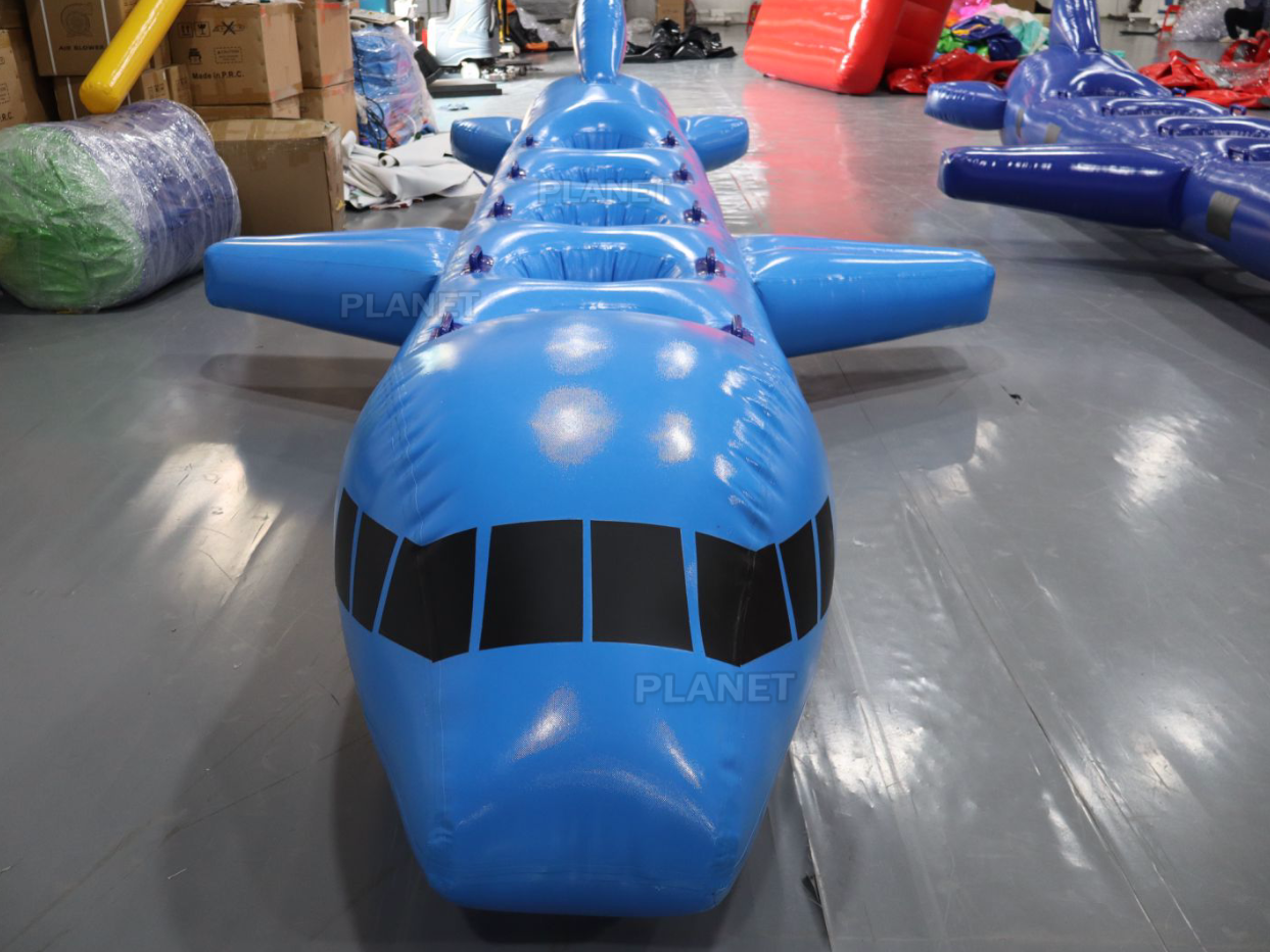 Outdoor Team Building Game Inflatable Toys & Accessories Inflatable Airplane with Hole Race Game for Kids