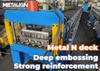 N Deck Roll Forming Machine With Hole Punching 20m/Min Production Speed