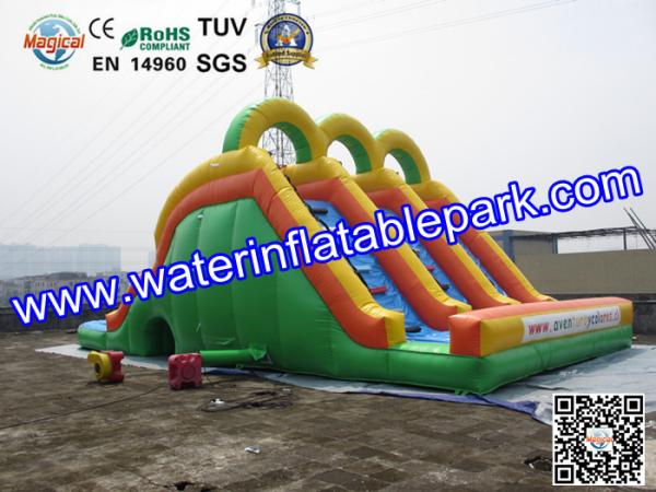 18OZ PVC  Fun Adult Inflatable Water Slides Rentals For Event And Party