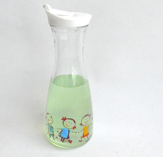 glass juice bottle