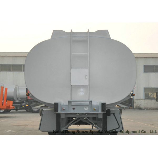 2 Axles Stainless Stee Water Tank Semi Trailer For Health Water Transport 30T- 35Ton