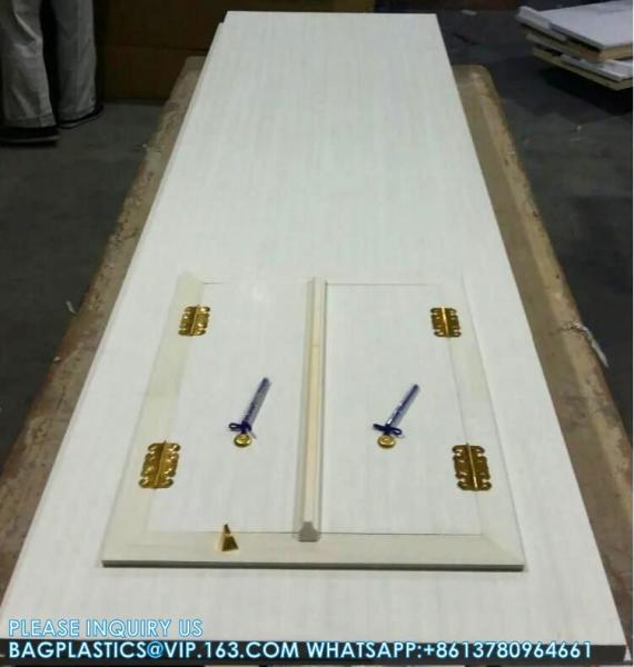 Wholesale Japanese Funeral Supplies Flat Surface Foldable Paulownia Wooden Casket Coffin