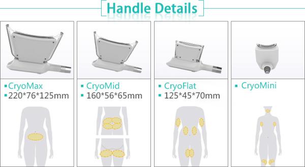 Nubway latest product! 4 cryo handles fat freezing cryo lipol machine cryolipolysis freezing fat