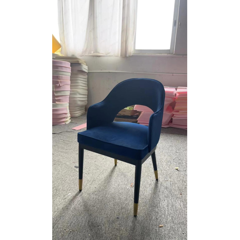 Nordic Industrial Style Instagram Dining Chairs Iron Light Luxury Backrest Chairs Restaurant Chairs