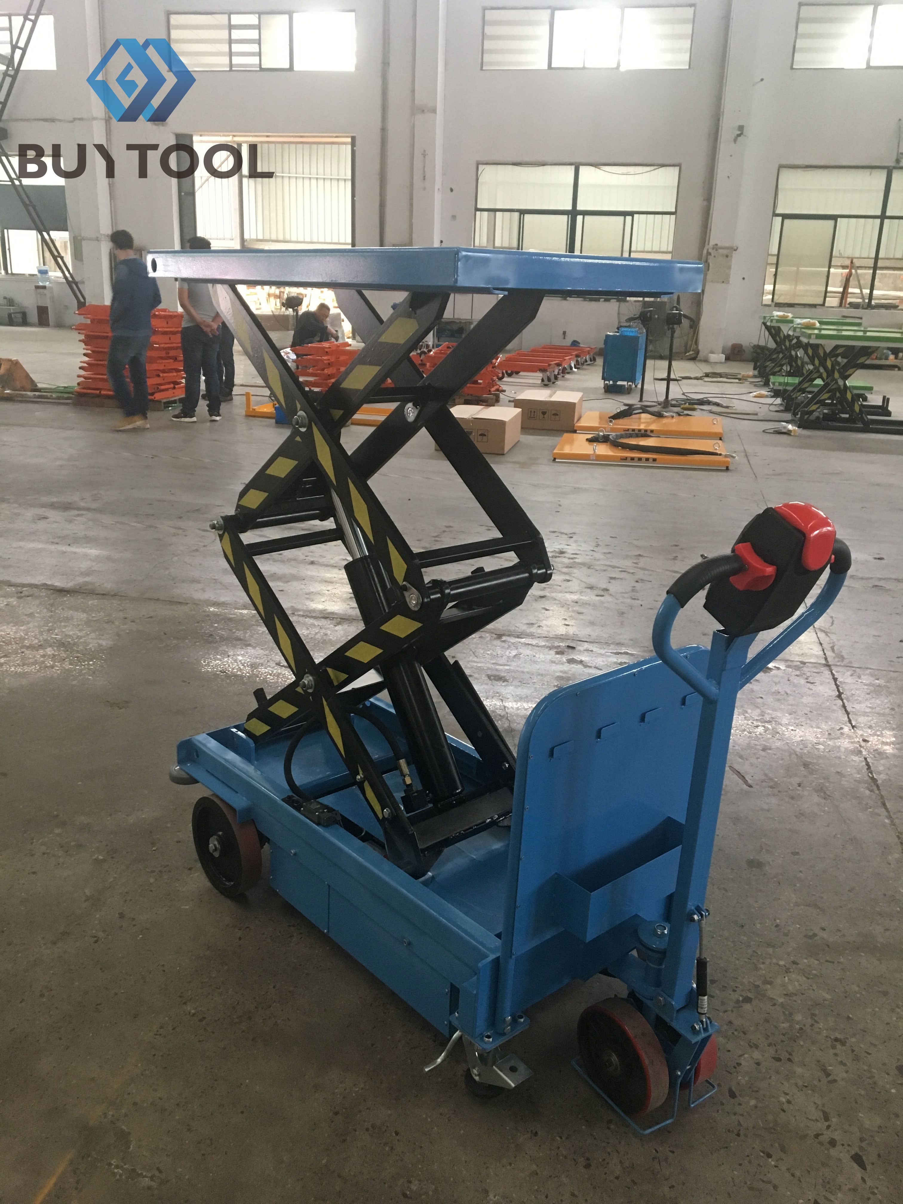 800kg самоходное 300 Kg гидравлическое Scissor платформа черни тележки таблицы подъема воздушная