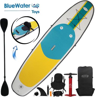 Yellow Green 3 Fin 10'X32''X6'' Inflatable Surf Boards