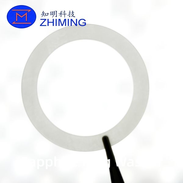Custom Sapphire Ring Washer – Wear-Resistant, Insulating Single-Crystal Al₂O₃ Component