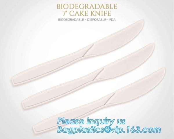 Wholesale High Quality Disposable Corn Starch Biodegradable Cutlery,reusable coffee cup safe bamboo salad bowl food grad
