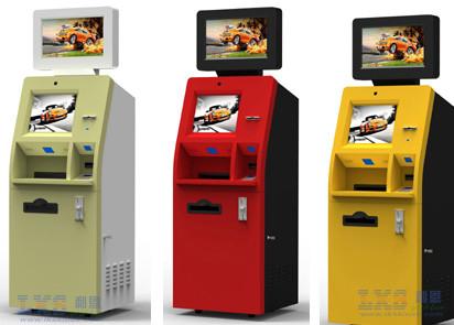 Almightiness Card Reader Self Checkout Kiosk With Card Dispenser / Printer