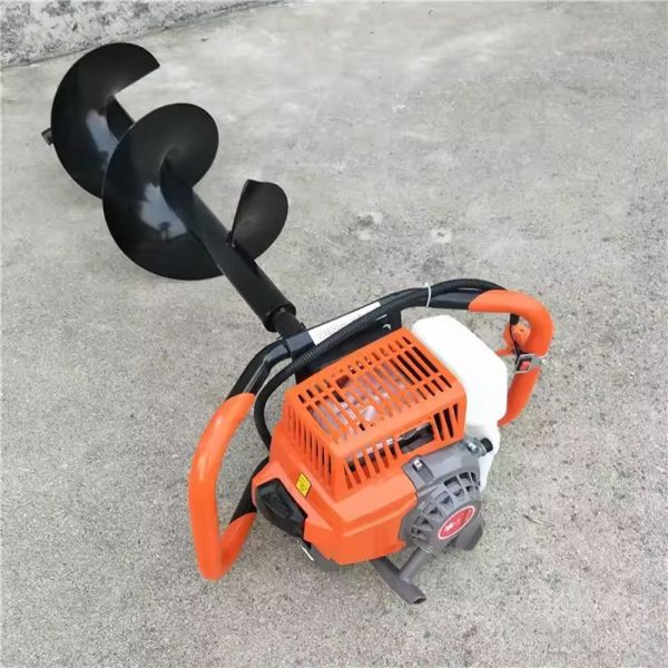 Gasoline-Powered Portable Earth Auger - Multifunctional Auger Boring Machine for Tree Planting and Mining