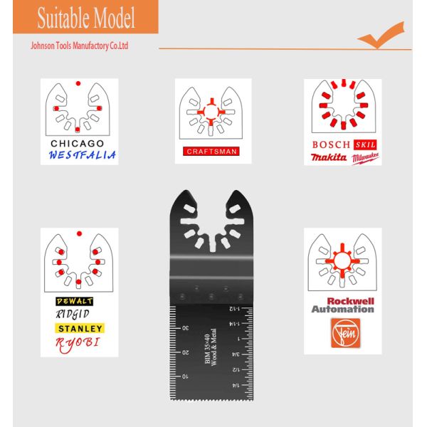 High Speed Sharp Cutting Blade 32 X 40mm / Multi Tool Metal Cutting Blades