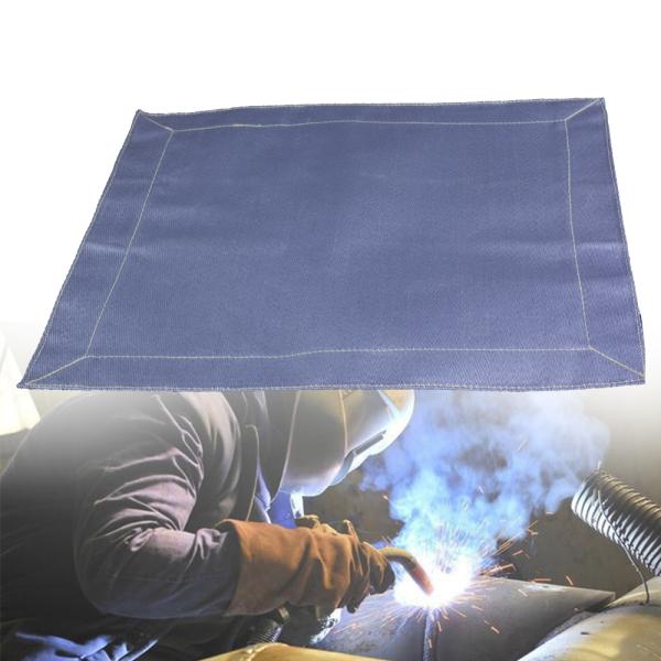 Couverture de soudure en fibre de verre ignifuge 550C, tapis industriel résistant à la chaleur