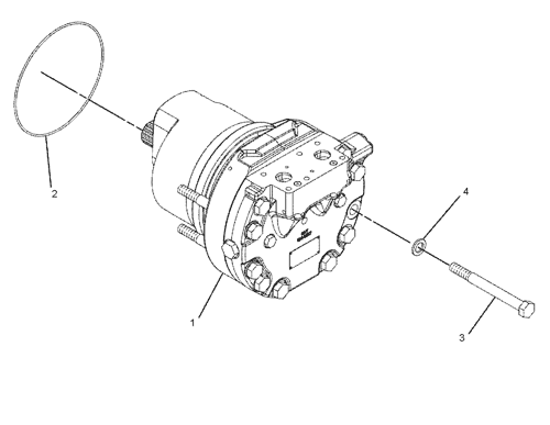 TQ 345d 349d Экскаватор, передвижной двигатель 2276044 2254504 2276045 2966217