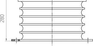 Компрессионная резиновая пружина для железнодорожных транспортных средств