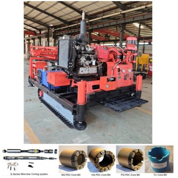 22kw Exploration Drilling Rig Mounted On Crawler / Trailer / Skid Chassis