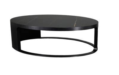Table basse à demi creux, table de côté en marbre, hauteur 400 mm.