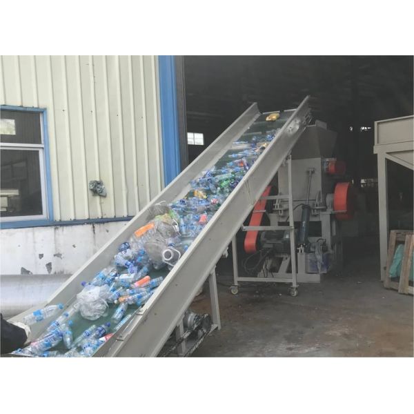 Plastic PET Bottle Recycling Plant Crusher Washing Production Line 80kw