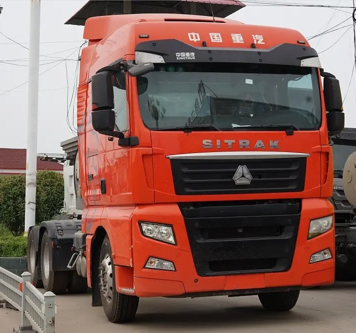 Manual Transmission 2022 2023 LNG CNG Tractor Truck in Uzbekistan Sitrak Sinotruk with Gross Vehicle Weight 20001-25000 kg