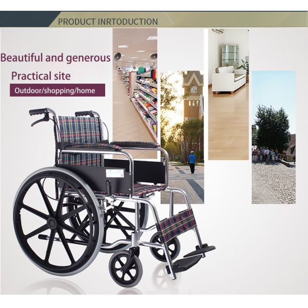 28*89*100cm fauteuil roulant pliable manuel en alliage d'aluminium fauteuil roulant léger sur mesure