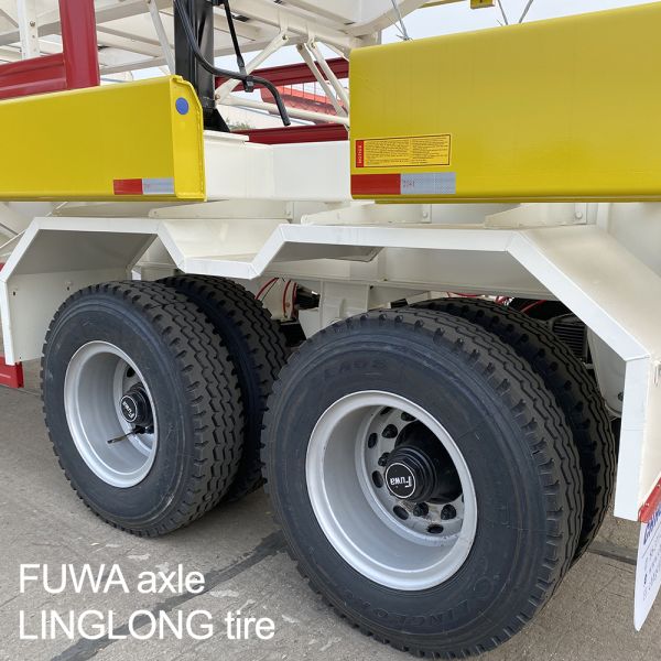 CIMC HUAJUN WABCO Value 1540 Skeleton Container Semi Trailer for 20ft 40ft Container