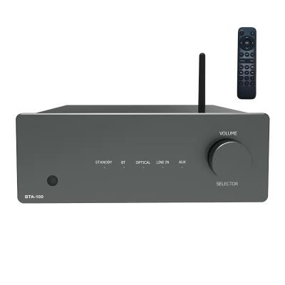 Amplificateur de récepteur Bluetooth de 100 W 2.1 canaux de classe D Hi Fi Mini Amplificateur de puissance audio stéréo