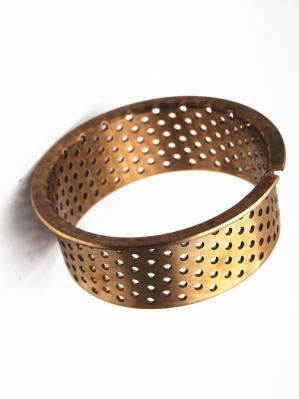 Mining CuSn8 Bronze Bearing Cylindrical With Holes 092 Flanged Sleeve Bushes