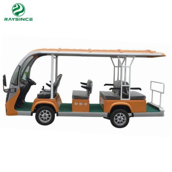 2022 Hot sale cheap price electric sightseeing car good style 11 passenger electric shuttle bus with 60V battery