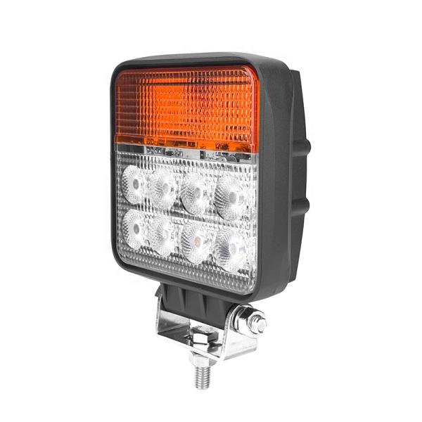 24W LED Flood Beam Off-road Vehicle Working Light with Turn Signal IP67 Waterproof and Support USD Payments