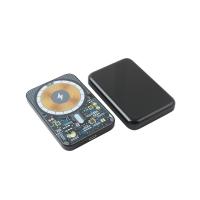 Banco de energía completo con micro USB y entrada de tipo C caja blanca embalaje 5V voltaje de salida
