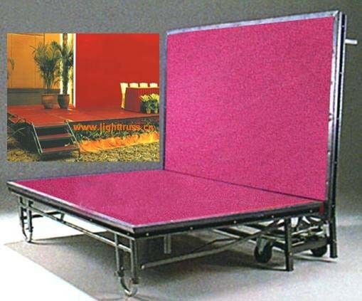 Напольные портативные стальные складные древесина этапа/сталь 2.44m x 1,22/1.83m