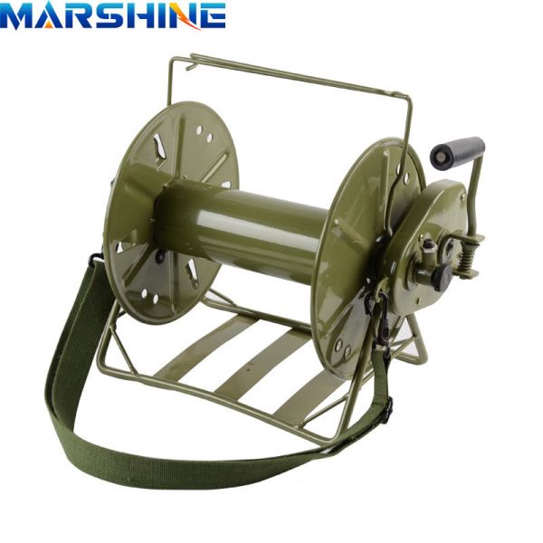 STB-10 All Metal Tactical Fiber Optic Reel Cable Drum Spool Manpack Backpack