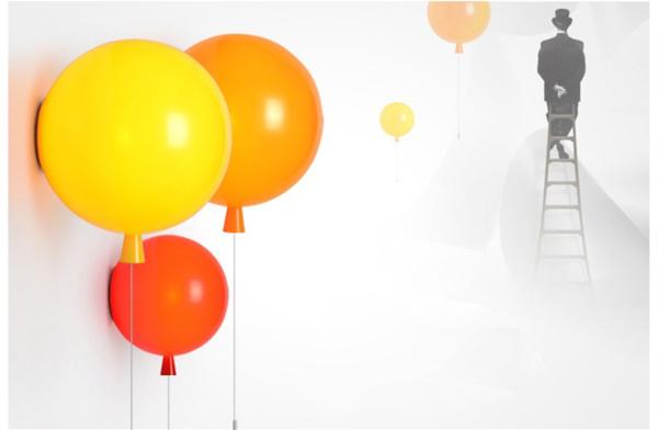 Multicolour Balloon Wall Lamp Children Kids room Bedroom ballons Wall Lights (WH-OR-14)