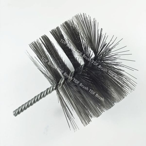 Twisted Wire Brush - Fine-Bore Industrial Pipe Cleaning & Rust Removal (Customizable)