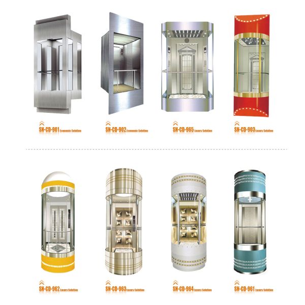 Hailine Stainless Steel Observation Elevator Cabin Capsule Sightseeing Glass Passenger Elevator