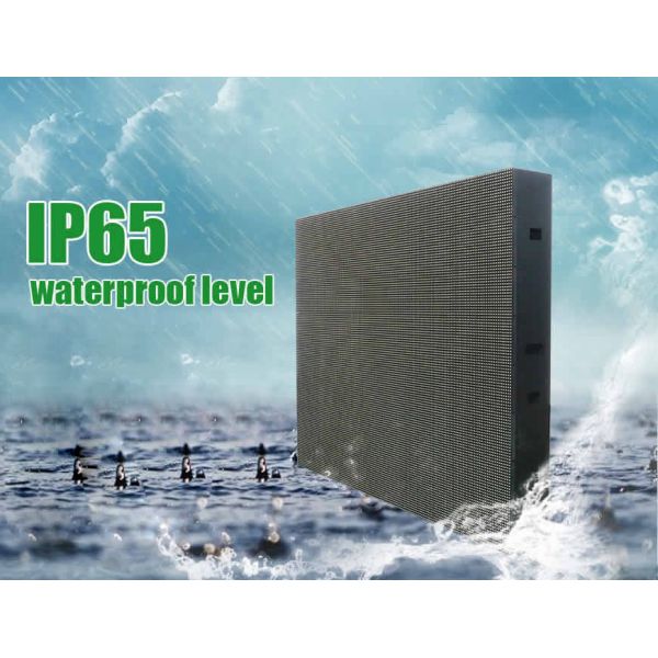 P10 SMD Module Size 320X320mm Full Color 6500 Nits Outdoor Fixed Advertising Screen