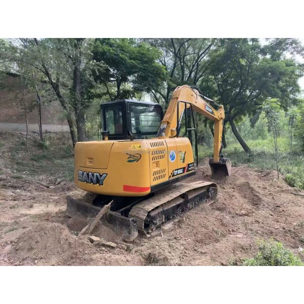 Excavateur d'occasion Sany Sy65c à faible rendement avec une excellente performance et une couleur originale