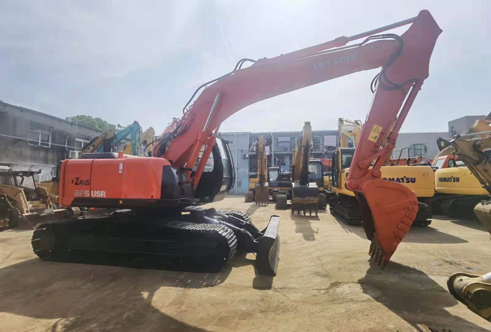Экскаватор 22Ton ZX225USR Хитачи гидравлического Crawler подержанный