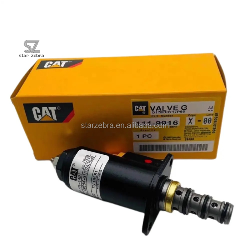 The electromagnetic valve CAT 121-1491 121-1490 For Caterpillar 312 320 325 330 336B C D proportional solenoid valve